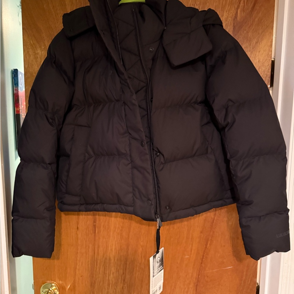Lululemon Athletica Wunder Puff Cropped Jacket - Black